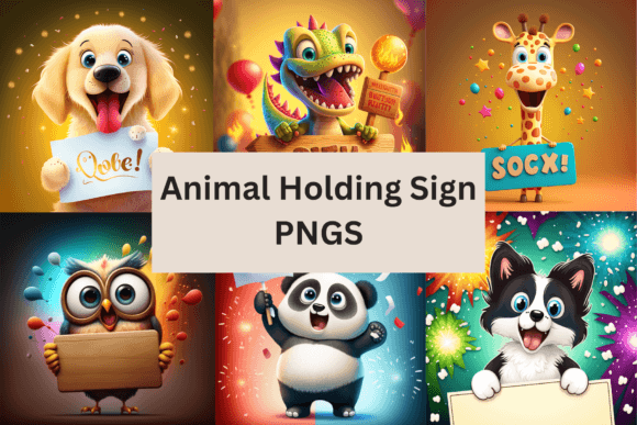 Animal Holding Sign PNGS: Unleashing Creative Potential
