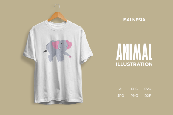 Bringing Stories to Life: The Animal Elephant Character Illustration