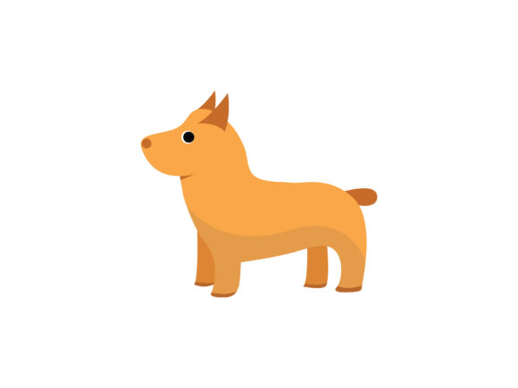 Charming Canine Art: The 305-Cute Dog Vector Illustration