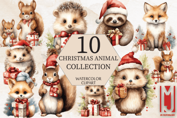 Christmas Animal Collection: A Festive Design Toolkit