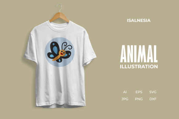 Creative Uses for Animal Butterfly Character Illustration