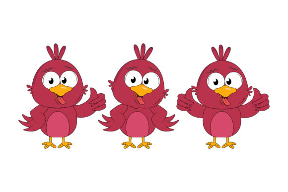 Cute Bird Animal Cartoon: A Playful Font for Creative Branding