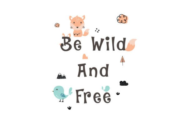 Cute Cartoon Animal Fox and Bird: A Design Asset for Whimsical Branding