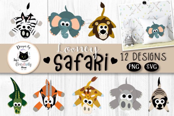 Cute Safari Animal Clipart: Irresistible SVG Designs for Crafters