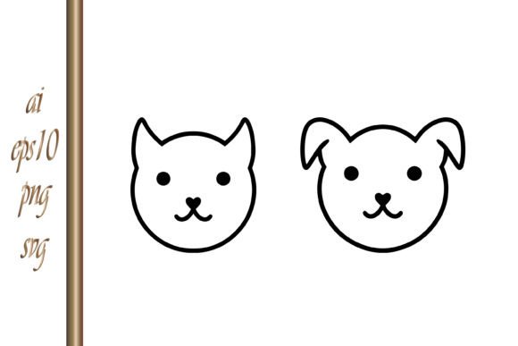 Doodle Cat and Dog Clipart Sketch Animal: Your Playful Design Asset