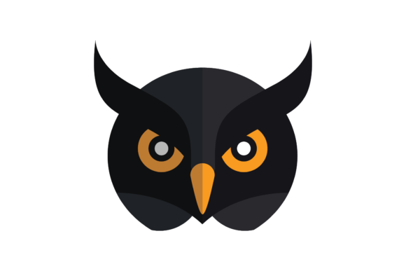 Owl Face Illustration: A Bold Choice for Modern Designers