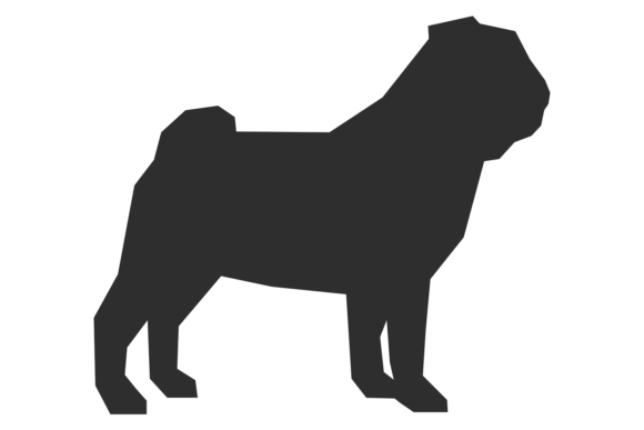 Pug Black Silhouette: The Ultimate Pet Icon for Designers
