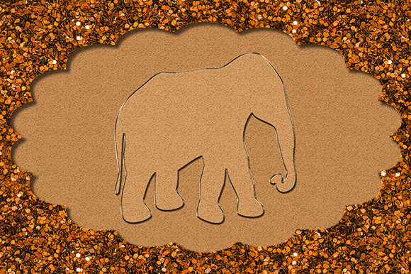 Unleashing Creative Charm with Camel Animal Monogram Golden Frame