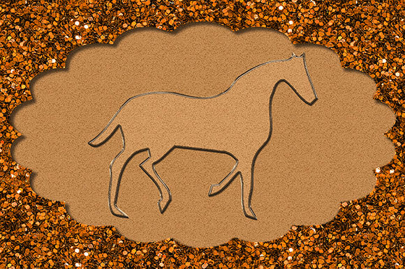 Unlocking the Charm of the Horse Pony Rider Monogram Frame